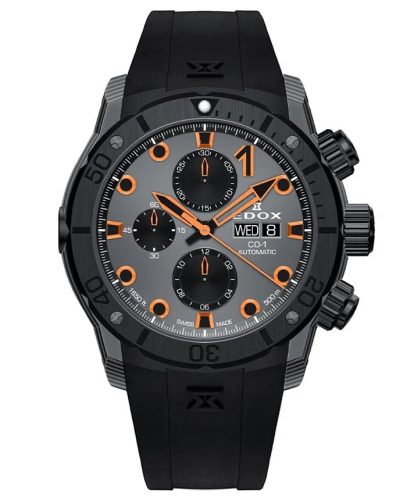 EDOX CO-1 Carbon Chrono Automatic 01125-CCN-GNO Férfi Karóra