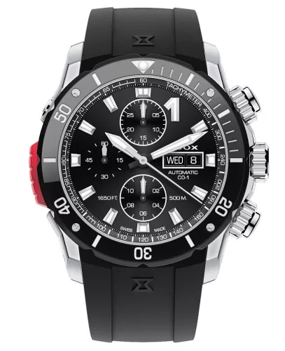 EDOX CO-1 Chrono Automatic 01128-3NRCA-NN Férfi Karóra