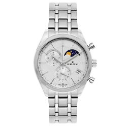   EDOX Les Vauberts Moonphase Chrono 01655-3M-AIN Férfi Karóra