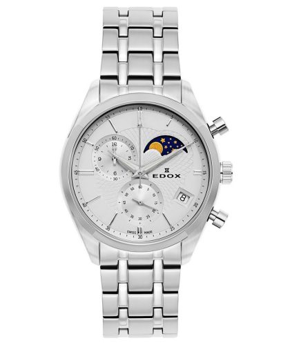 EDOX Les Vauberts Moonphase Chrono 01655-3M-AIN Férfi Karóra