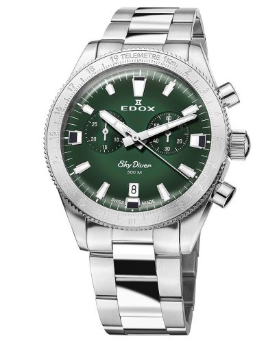 EDOX Skydiver Chrono Set 10116-3-VIDN Férfi Karóra