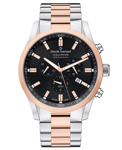Claude Bernard Aquarider Chrono 10222-357RM-NIR Férfi Karóra