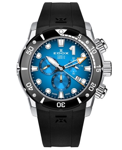 EDOX CO-1 Chrono Titanium 10242-TIN-BUIDN Férfi Karóra