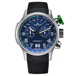 EDOX Chronorally Titanium 38001-TINV-BUV3 Férfi Karóra