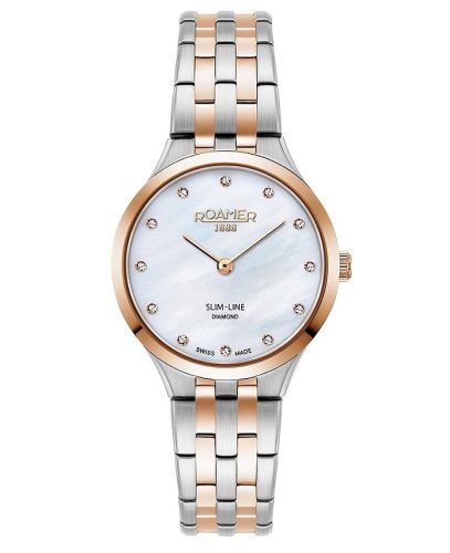Roamer Slim-Line Diamond 512847-49-89-20 Női Karóra