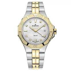   EDOX Delfin The Original Diver Lady Diamonds 53020-357JM-NADD Női Karóra