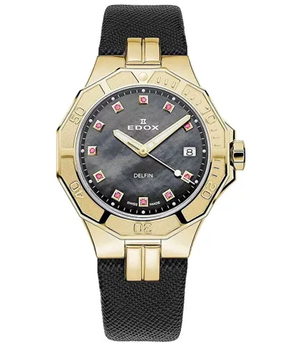 EDOX Delfin The Original Diver Lady 53020-37JC-NANRUD Női Karóra