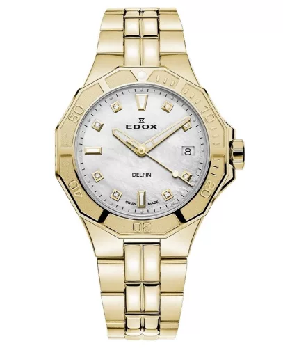 EDOX Delfin The Original Diver Lady Diamonds 53020-37JM-NADD Női Karóra