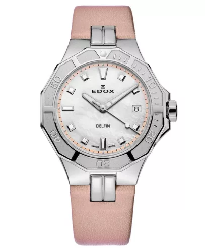 EDOX Delfin Diver Date Lady 53020-3C-NARN Női Karóra