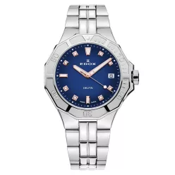   EDOX Delfin The Original Diver Lady Diamonds 53020-3M-BUDDR Női Karóra