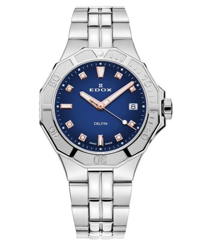 EDOX Delfin The Original Diver Lady Diamonds 53020-3M-BUDDR Női Karóra