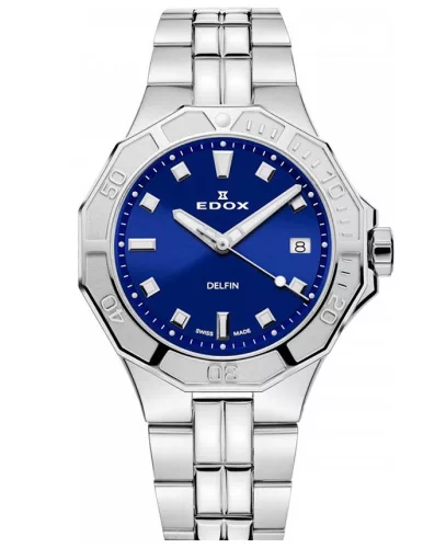 EDOX Delfin Diver Lady 53020-3M-BUN Női Karóra