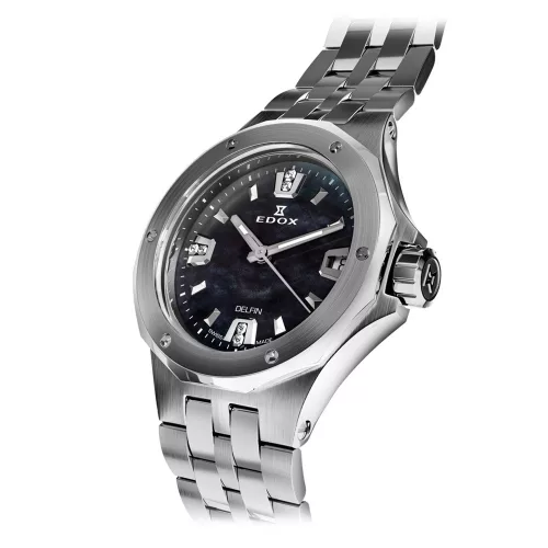 EDOX Delfin Diver Lady Diamonds 53100-3M-NANND Női Karóra