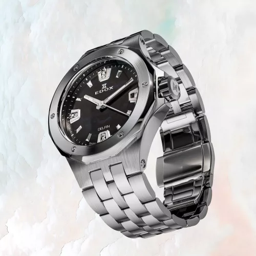 EDOX Delfin Diver Lady Diamonds 53100-3M-NANND Női Karóra