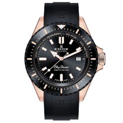   EDOX Skydiver Neptunian Automatic 80120-37RNNCA-NIR Férfi Karóra