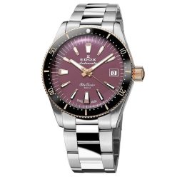 EDOX Skydiver Automatic Lady 80131-357RNRM-VIO Női Karóra