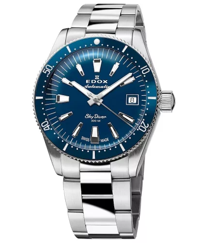 EDOX Skydiver Automatic Lady 80131-3BUM-BUIN Női Karóra
