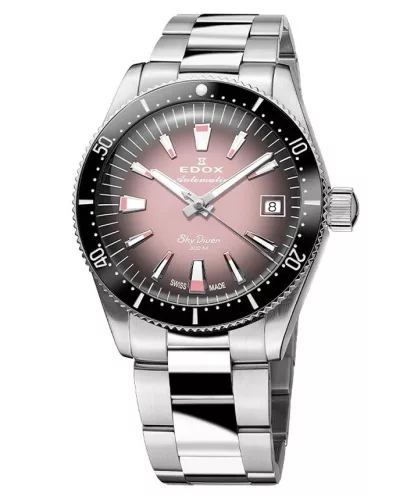 EDOX Skydiver Automatic Lady 80131-3NM-NDRO Női Karóra
