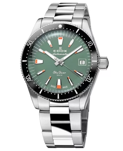 EDOX Skydiver Automatic Lady 80131-3NM-VI Női Karóra
