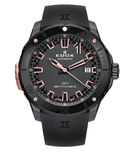 EDOX CO-1 automata Diver 80137-37GNR-CANR Férfi Karóra