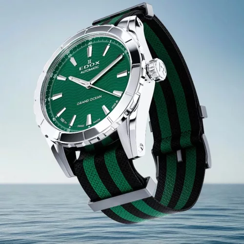 EDOX Grand Ocean automata Diver 80140-3NANT-TIN Férfi Karóra