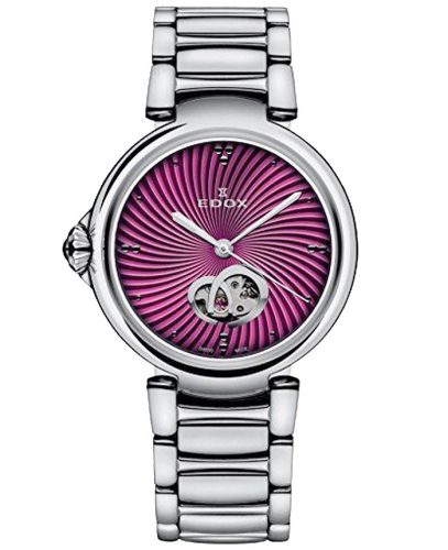EDOX Automatic LaPassion Open Heart 85025-3M-ROIN Női Karóra