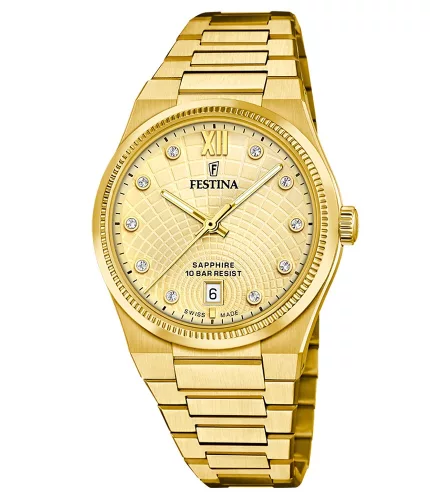 Festina Swiss Made Rivé F20058/2 Férfi Karóra