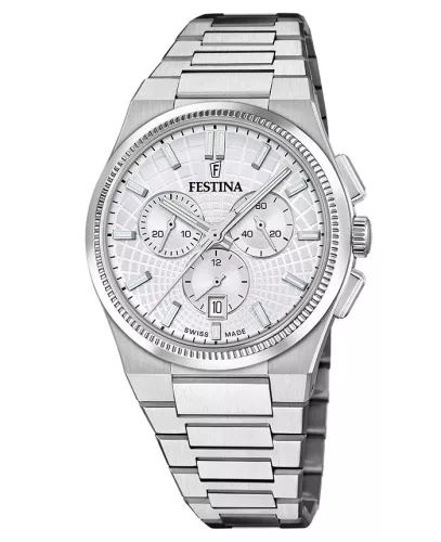 Festina Rivé Chrono Swiss Made F20059/1 Férfi Karóra