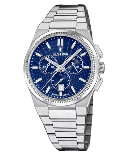 Festina Rivé Chrono Swiss Made F20059/2 Férfi Karóra