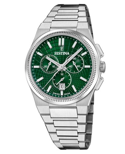 Festina Rivé Chrono Swiss Made F20059/3 Férfi Karóra