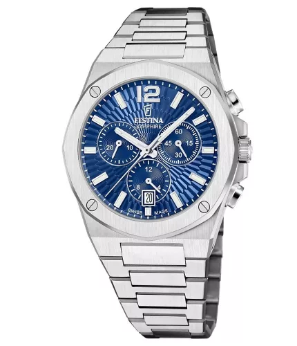 Festina Swiss Made Vallée Chrono F22002/2 Férfi Karóra
