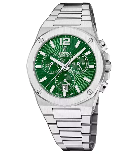 Festina Swiss Made Vallée Chrono F22002/3 Férfi Karóra