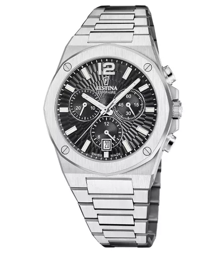 Festina Swiss Made Vallée Chrono F22002/4 Férfi Karóra