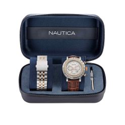   Nautica Spettacolare Reissue Chrono Set NAPSPF204 Férfi Karóra
