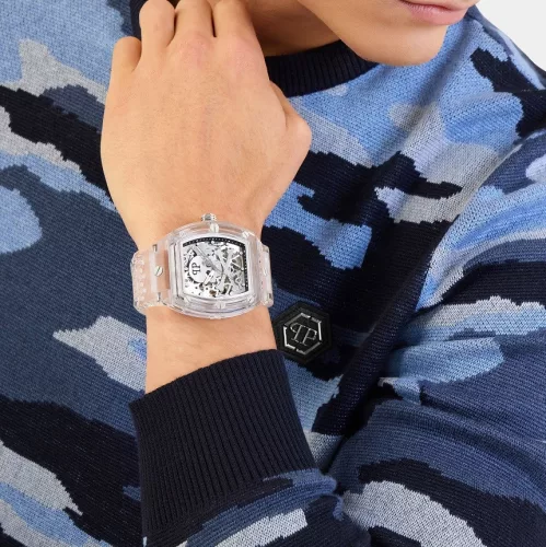 Philipp Plein The Skeleton Crystal Automatic PWPTA0524 Férfi Karóra