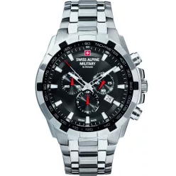   Swiss Alpine Military Star Fighter Chrono SAM7043.9137 Férfi Karóra