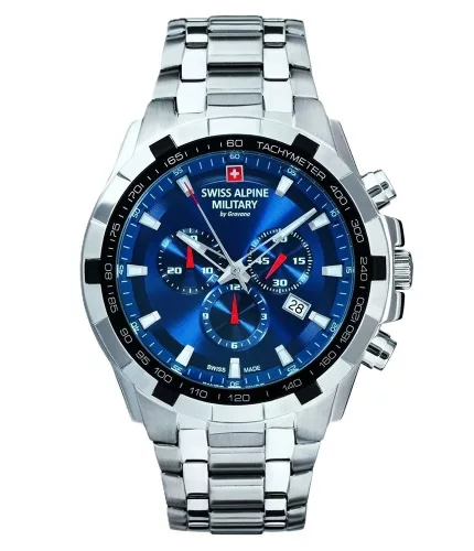 Swiss Alpine Military Star Fighter Chrono Sapphire SAM7043.9235 Férfi Karóra