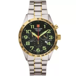   Swiss Alpine Military Combat Light Chrono SAM7047.9144 Férfi Karóra