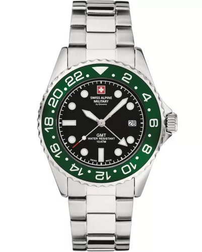 Swiss Alpine Military Master Diver GMT SAM7052.1133 Férfi Karóra