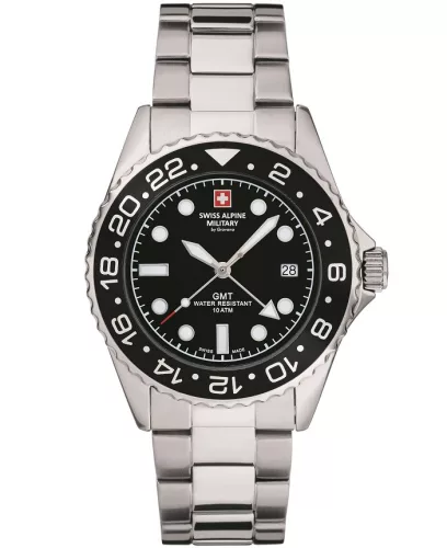 Swiss Alpine Military Master Diver GMT SAM7052.1137 Férfi Karóra