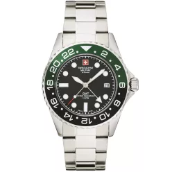   Swiss Alpine Military Master Diver GMT SAM7052.1138 Férfi Karóra