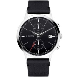 S.Oliver Chrono SO-4124-LC Férfi Karóra