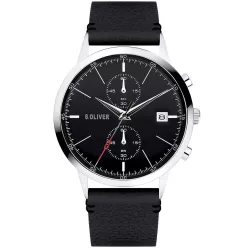 S.Oliver Chrono SO-4124-LC Férfi Karóra