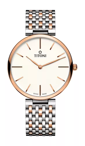 TITONI TQ52718SRG606 Férfi Karóra